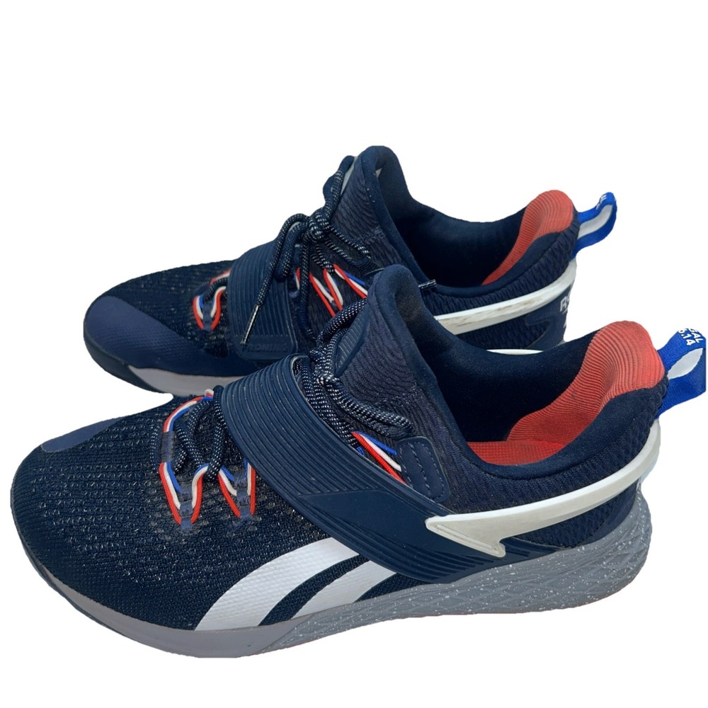 Reebok Nano‎ X1 Froning Mens Shoes Size 8.5 Blue Training CrossFit Athletic Gym